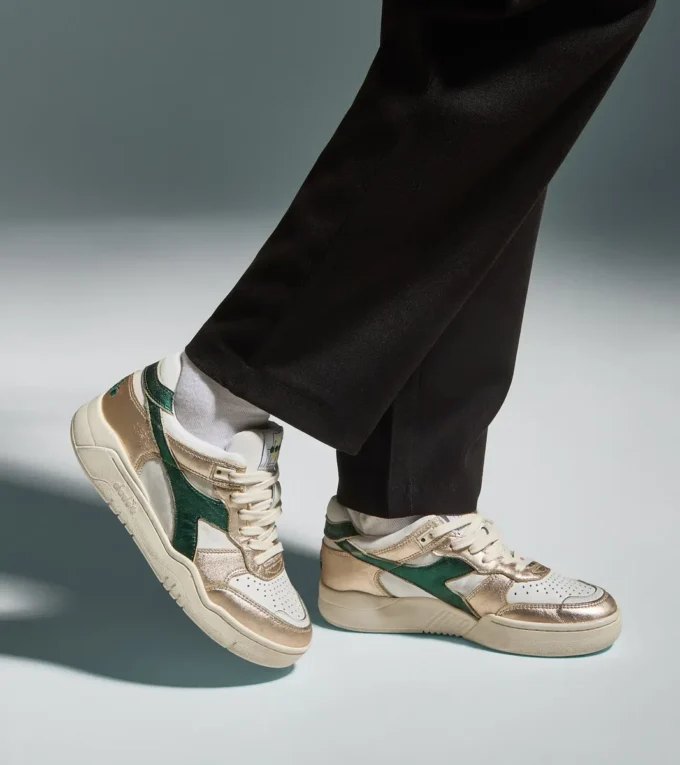B.560 Metallic Mix Wn Heritage Ledersneaker