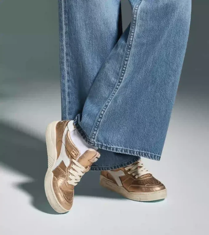 B.560 Metallic Wn Heritage Ledersneaker