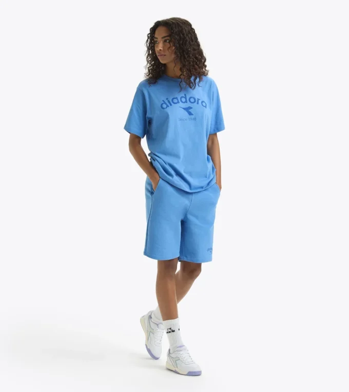 Bermuda Athl. Logo Bermudashorts aus French Terry-Baumwolle – geschlechtsneutral