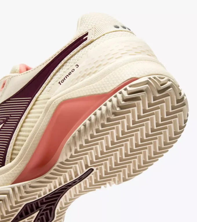 Blushield Torneo 3 W Clay Tennisschuh für Sandplätze – Schutz und Dämpfung