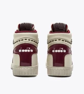 Game L High Waxed Studs Wn Retro-Tennissneaker mit hohem Schaft