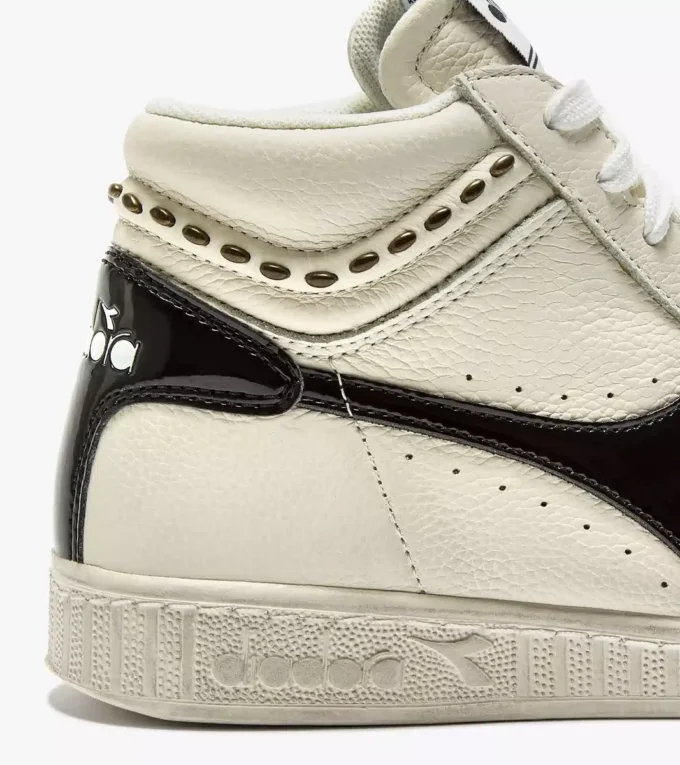 Game L High Waxed Studs Wn Retro-Tennissneaker mit hohem Schaft