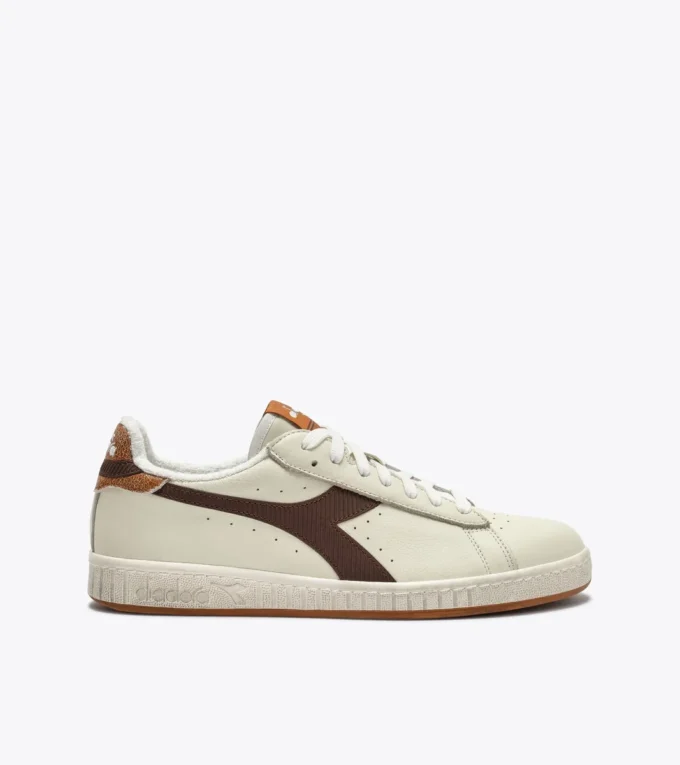 Game Low Stripes Waxed Retro-Tennissneaker