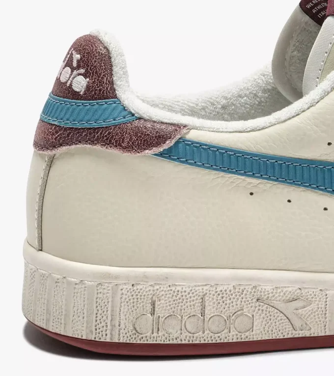 Game Low Stripes Waxed Retro-Tennissneaker