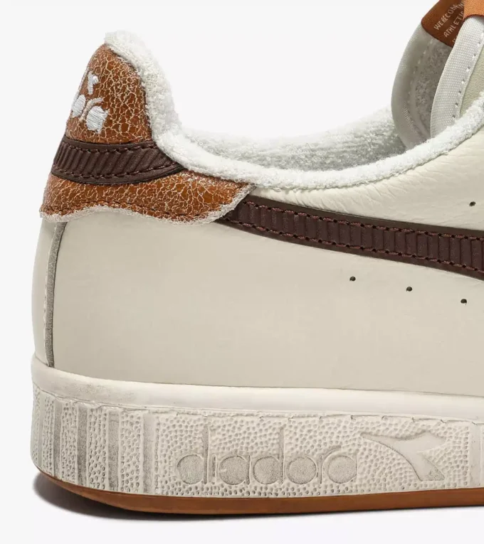 Game Low Stripes Waxed Retro-Tennissneaker