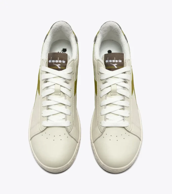 Game Low Stripes Waxed Retro-Tennissneaker