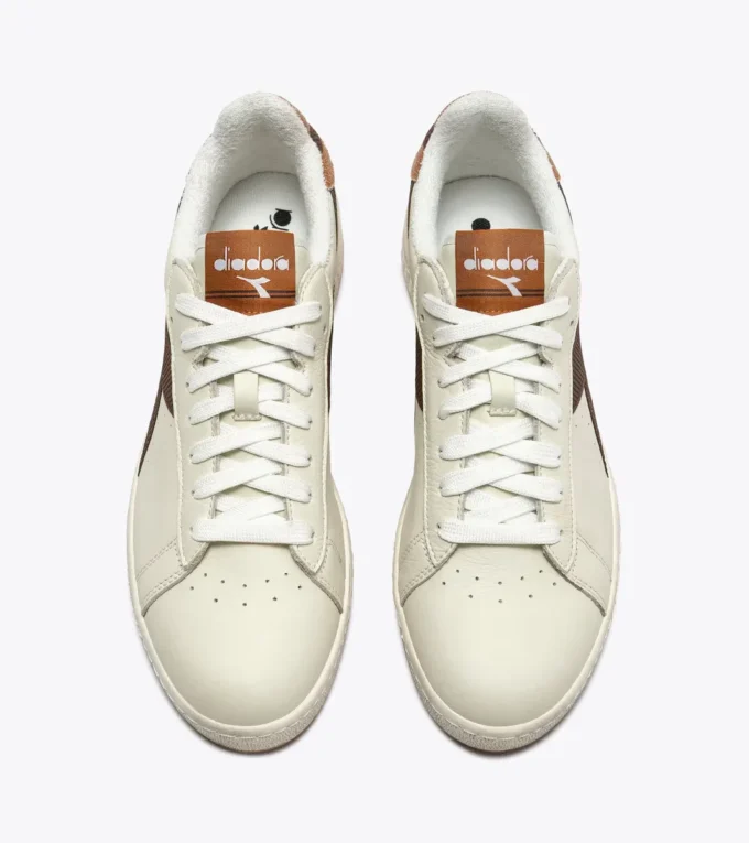 Game Low Stripes Waxed Retro-Tennissneaker