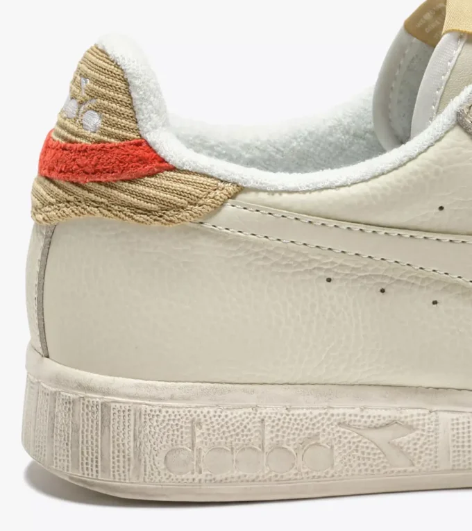 Game Low Tumble Waxed Retro-Tennisschuh