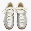 Goldfarbene Indoor Metallic Terrace Sneakers aus laminiertem Leder