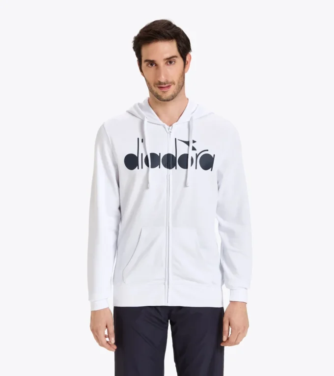 Hd Fz Sweat Diadora Club Tennis Hoodie mit durchgehendem Reißverschluss