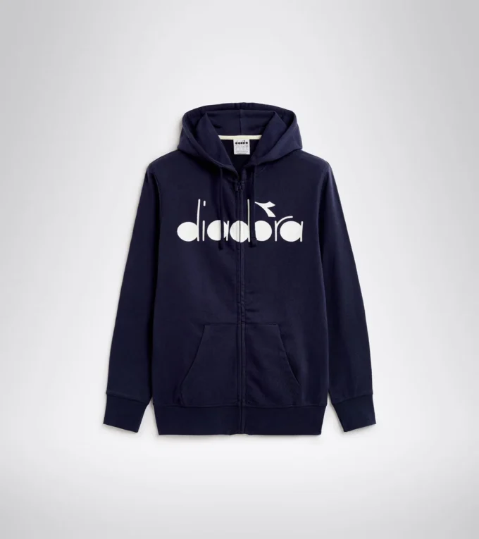 Hd Fz Sweat Diadora Club Tennis Hoodie mit durchgehendem Reißverschluss