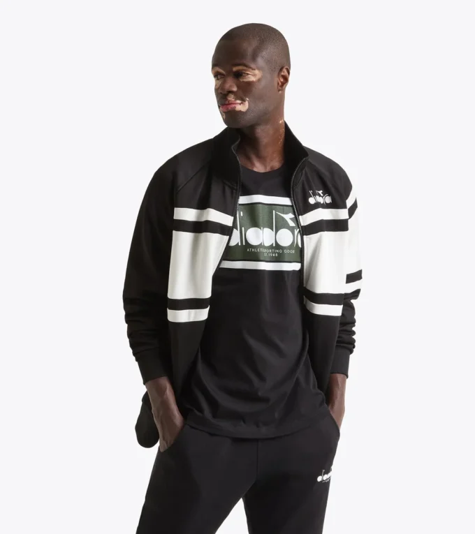 Jacke 80S Von den 80er Jahren inspirierte Sportjacke