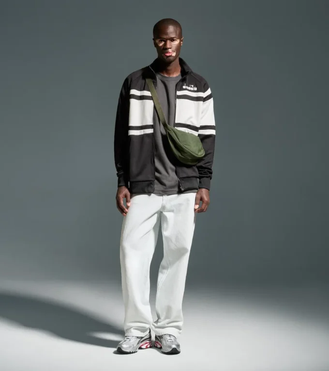 Jacke 80S Von den 80er Jahren inspirierte Sportjacke