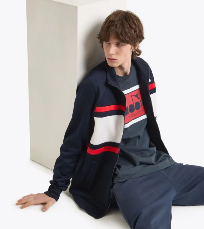 Jacke 80S Von den 80er Jahren inspirierte Sportjacke