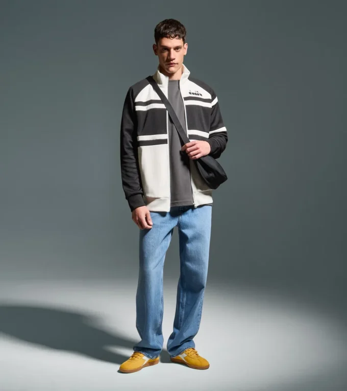 Jacke 80S Von den 80er Jahren inspirierte Sportjacke