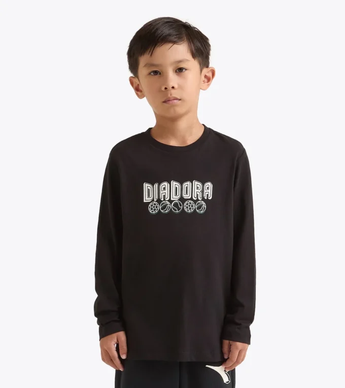 Jb. T-Shirt Ls Logo Baumwoll-Langarm-T-Shirt – Jungen