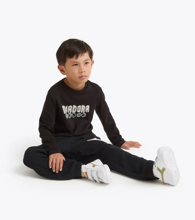 Jb. T-Shirt Ls Logo Baumwoll-Langarm-T-Shirt – Jungen