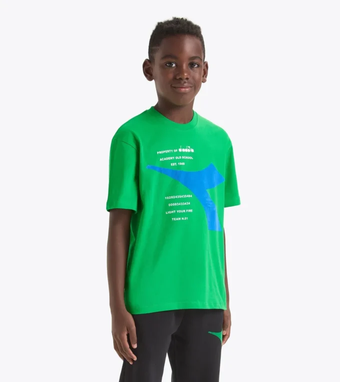 Jb. T-Shirt Ss Fregio T-Shirt mit kontrastierendem Logo – Jungen