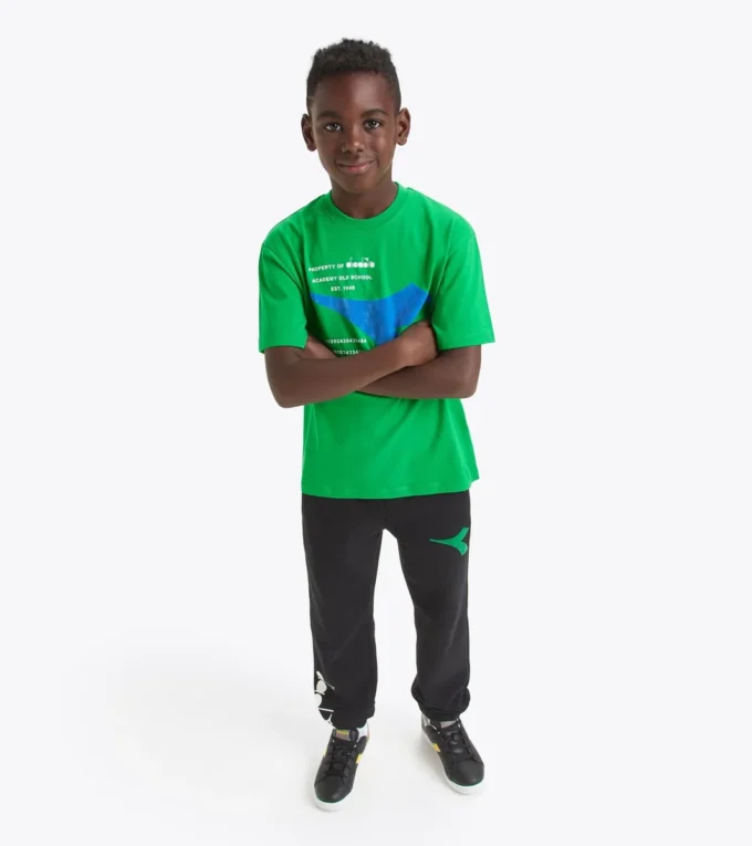 Jb. T-Shirt Ss Fregio T-Shirt mit kontrastierendem Logo – Jungen