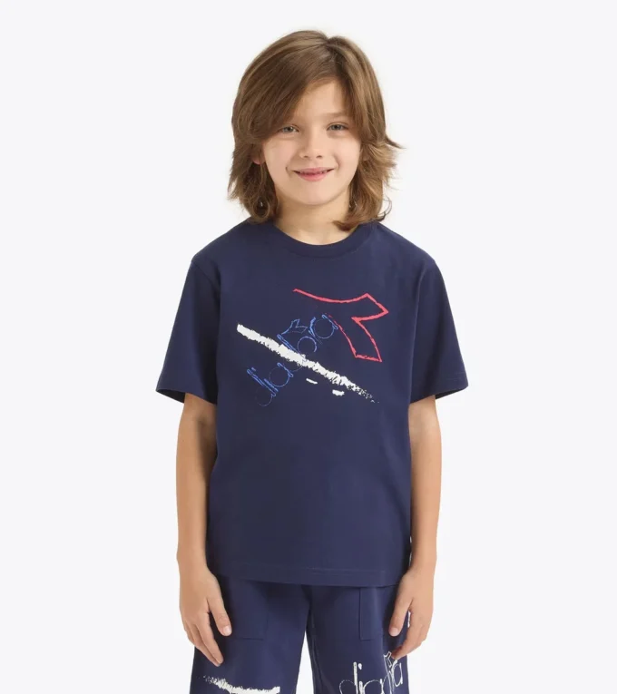 Jb. T-Shirt Ss Graffiti Bl Baumwoll-T-Shirt – Jungen