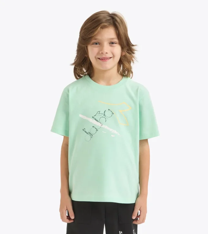 Jb. T-Shirt Ss Graffiti Bl Baumwoll-T-Shirt – Jungen