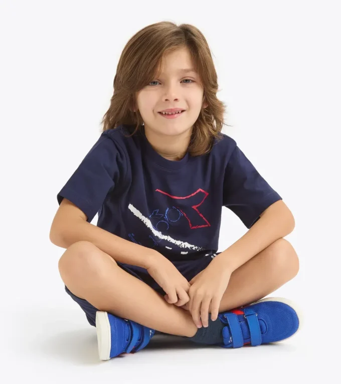 Jb. T-Shirt Ss Graffiti Bl Baumwoll-T-Shirt – Jungen