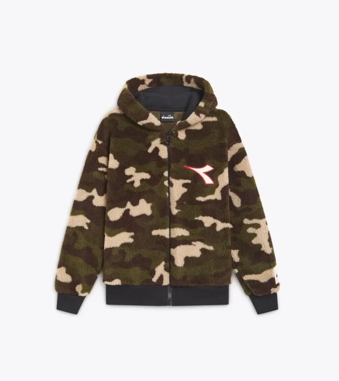 Jb. Teddy Fz Camo Hoodie – Jungen
