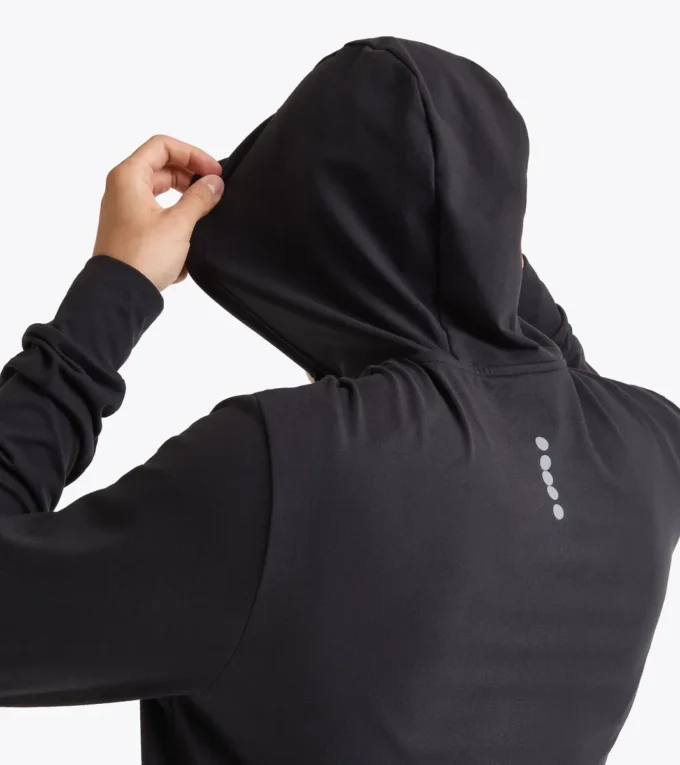 Jersey Pullover Hoodie Run Crew Jersey-Hoodie für nach dem Training