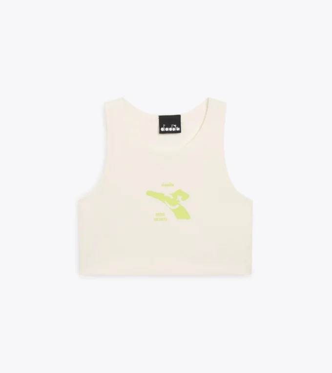 Jg. Crop Top Smile Logo T-Shirt Cropped Logo – Mädchen