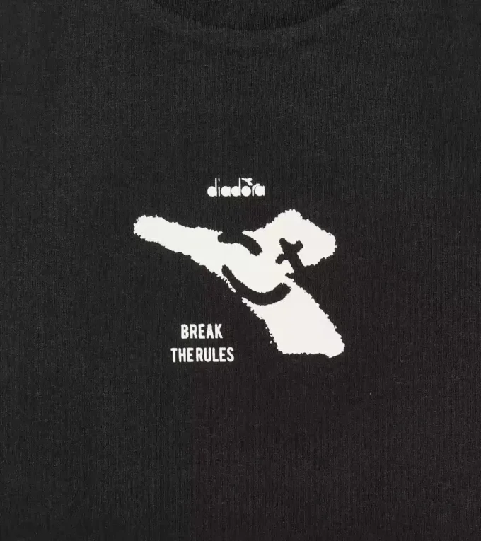 Jg. Crop Top Smile Logo T-Shirt Cropped Logo – Mädchen