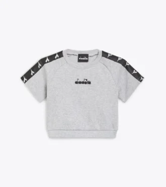 Jg. Crop Top Tape Geripptes Crop-Top – Mädchen