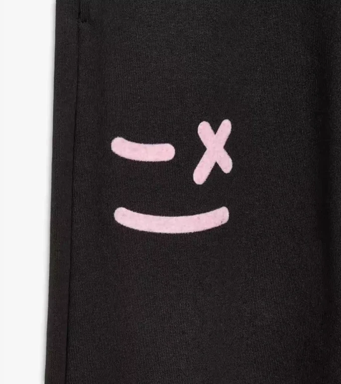 Jg. Joggerhose Pink Smile Joggers – Bequeme Passform – Mädchen