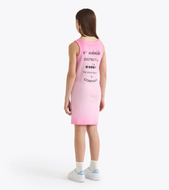 Jg. Kleid District Sportliches geripptes Kleid – Mädchen