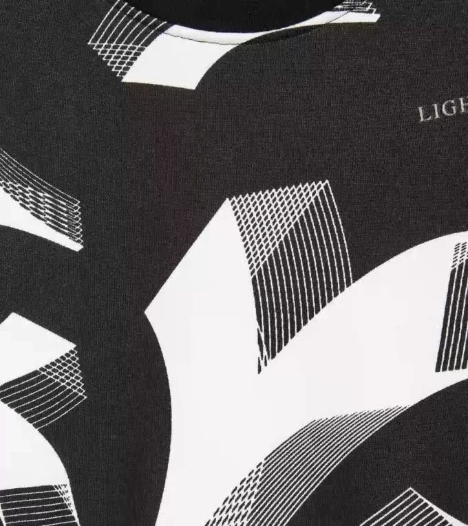 Jg. Sweatshirt Crop Aop Kurzes Sweatshirt – Mädchen