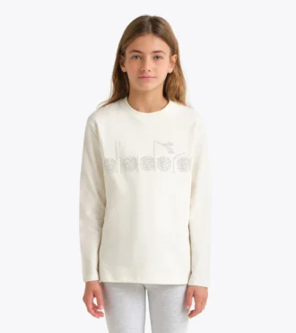 Jg. T-Shirt Ls Rhinestone Langarm-T-Shirt – Mädchen