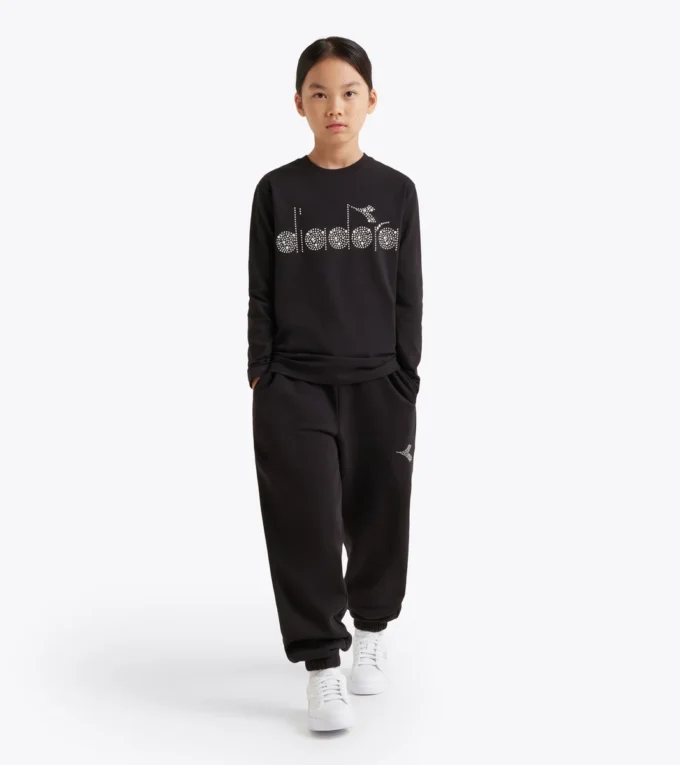 Jg. T-Shirt Ls Rhinestone Langarm-T-Shirt – Mädchen