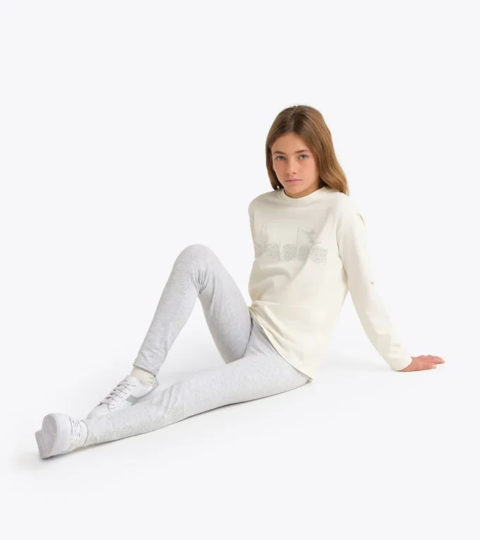 Jg. T-Shirt Ls Rhinestone Langarm-T-Shirt – Mädchen