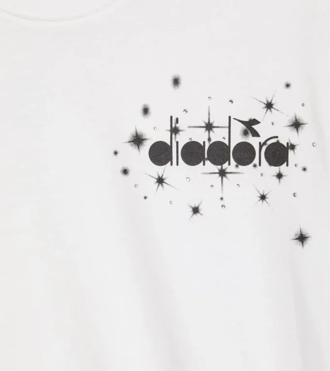 Jg.T-Shirt Ss Fregio Stars Baumwoll-T-Shirt – Mädchen