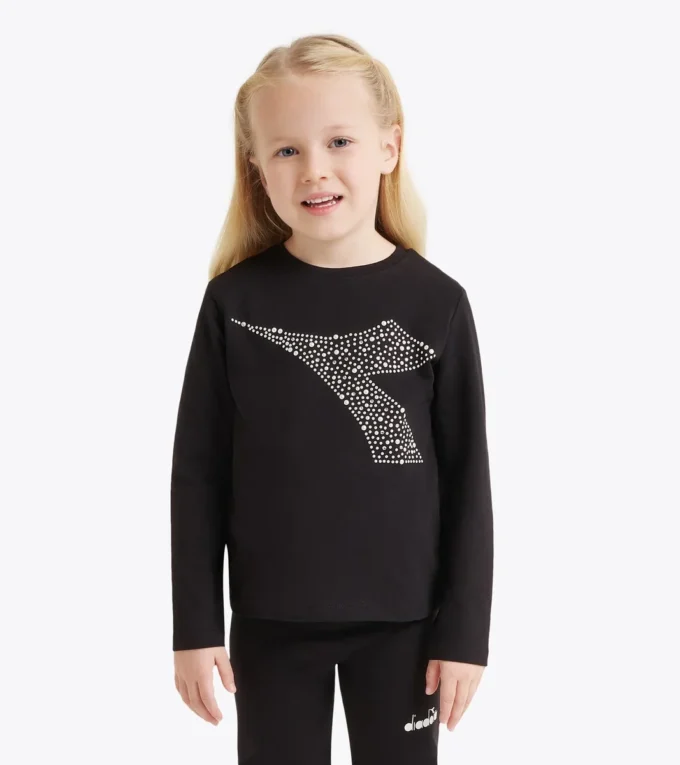 Jg. T-Shirt Ss Rhinestone Td Sport-T-Shirt – Mädchen