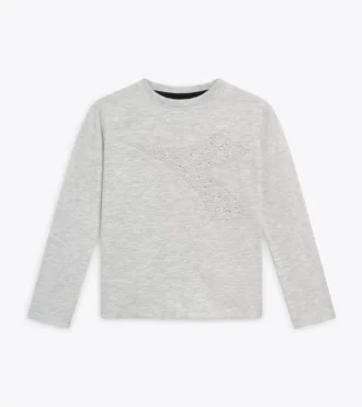 Jg. T-Shirt Ss Rhinestone Td Sport-T-Shirt – Mädchen