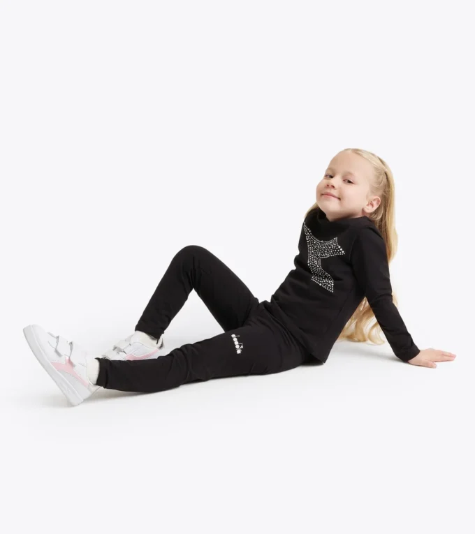 Jg. T-Shirt Ss Rhinestone Td Sport-T-Shirt – Mädchen