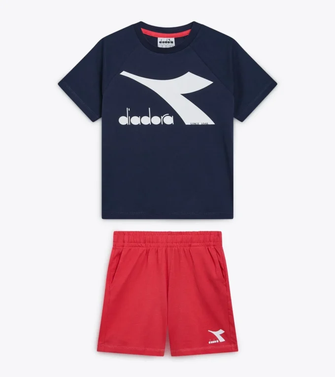Ju. Set Ss Core Sportset – T-Shirt und Shorts – Unisex – Jungen und Mädchen