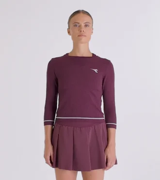 L. 3/4 T-Shirt Icon Stratouno Thermoregulierendes Funktionsshirt mit 3/4-Ärmeln – Tennis