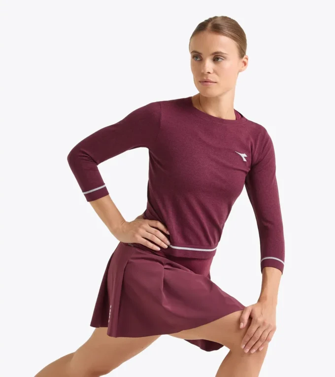 L. 3/4 T-Shirt Icon Stratouno Thermoregulierendes Funktionsshirt mit 3/4-Ärmeln – Tennis