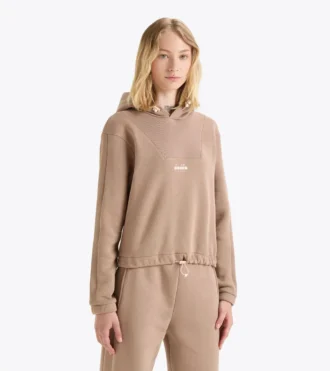 L. Hoodie Athl. Logo Fleece-Hoodie mit verstellbarer Passform