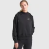 L. Hoodie Flounce Kapuzen-Sweatshirt