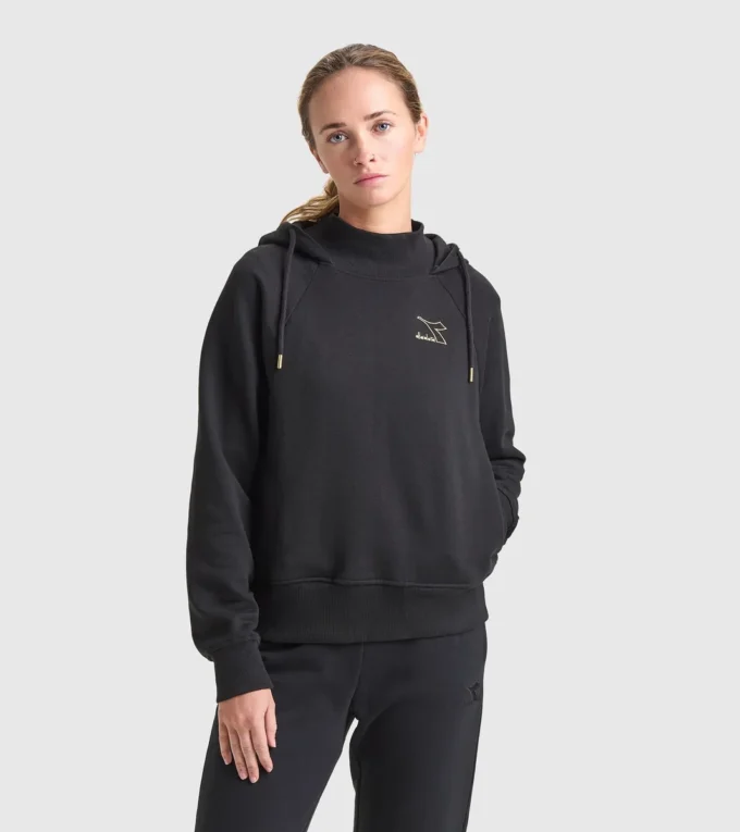 L. Hoodie Flounce Kapuzen-Sweatshirt