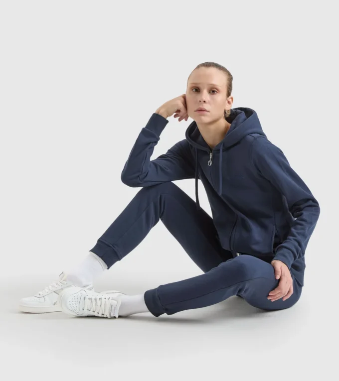 L. Hoodie Fz Mii Kapuzenpullover – Made in Italy L. Hoodie Fz Mii Kapuzenpullover – Made in Italy