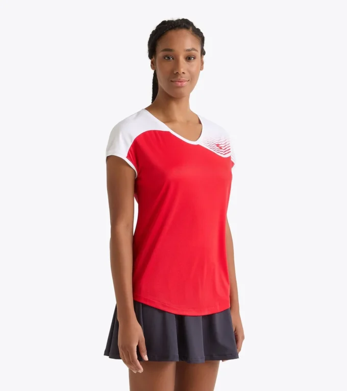 L. T-Shirt Court Tennis-T-Shirt