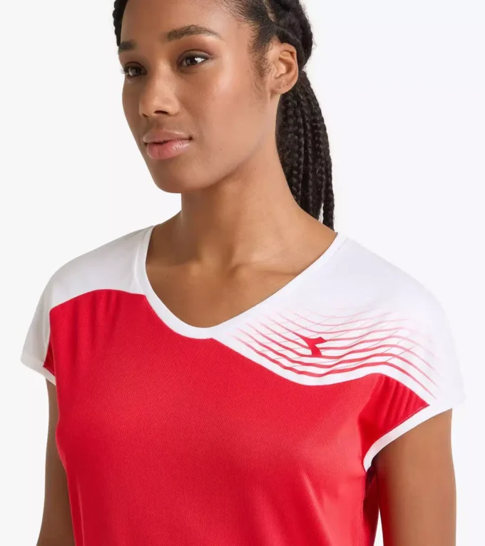 L. T-Shirt Court Tennis-T-Shirt